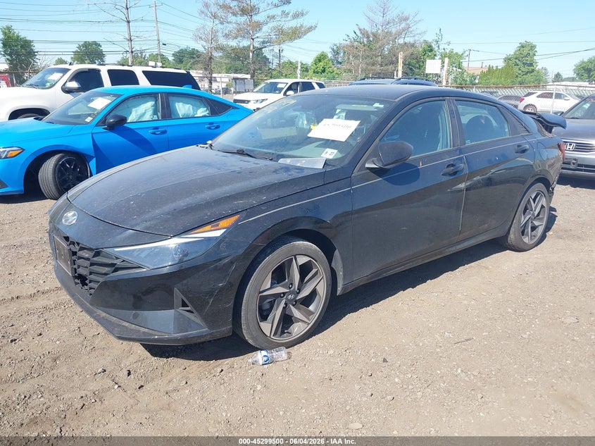 2023 Hyundai Elantra VIN KMHLS4AG8PU403409 IAAI salvage auction — FRONT END, Salvage Title, sold $4,350 on 2026-07-29 (photo 2)