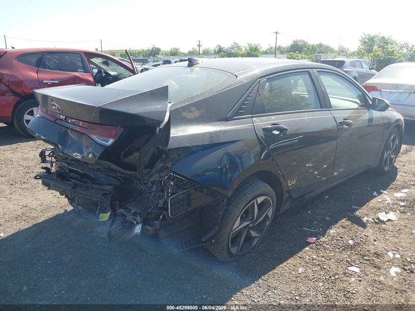 2023 Hyundai Elantra VIN KMHLS4AG8PU403409 IAAI salvage auction — FRONT END, Salvage Title, sold $4,350 on 2026-07-29 (photo 4)