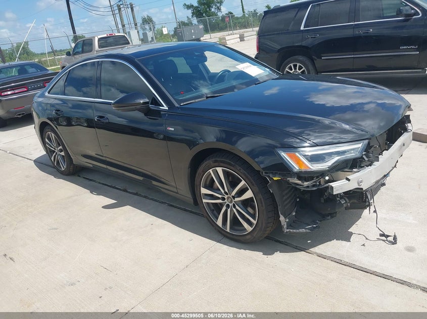 2021 Audi A6 VIN WAUL2AF26MN104648 IAAI salvage auction — FRONT END, Original (Texas), sold $14,600 on 2026-07-31 (photo 1)