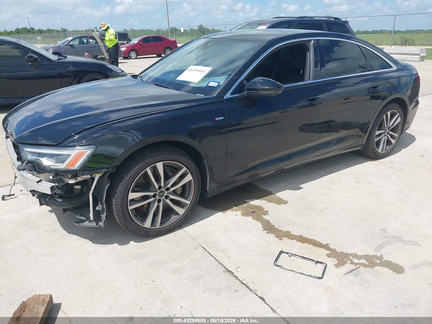 2021 Audi A6 VIN WAUL2AF26MN104648 IAAI salvage auction — FRONT END, Original (Texas), sold $14,600 on 2026-07-31 (photo 2)
