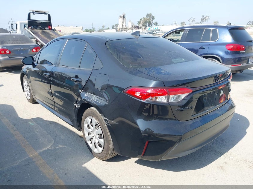 2023 Toyota Corolla VIN JTDB4MEE5PJ011024 IAAI salvage auction — LEFT REAR, Salvage Title, sold $4,000 on 2026-07-22 (photo 3)