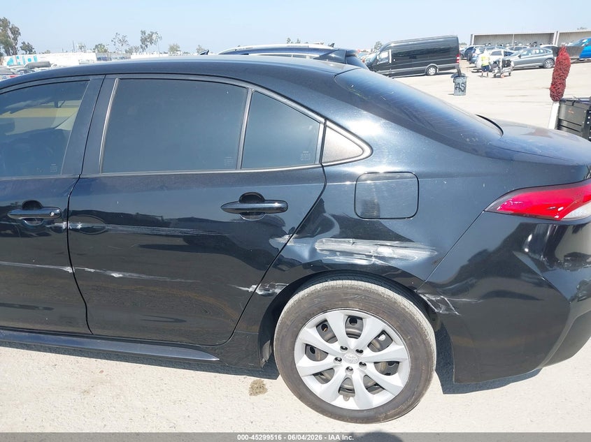 2023 Toyota Corolla VIN JTDB4MEE5PJ011024 IAAI salvage auction — LEFT REAR, Salvage Title, sold $4,000 on 2026-07-22 (photo 6)