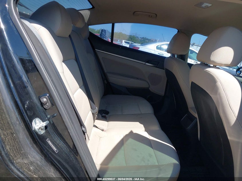2017 Hyundai Elantra VIN 5NPD84LF9HH190445 IAAI salvage auction — FRONT & REAR, Salvage Title, sold $625 on 2026-07-31 (photo 8)