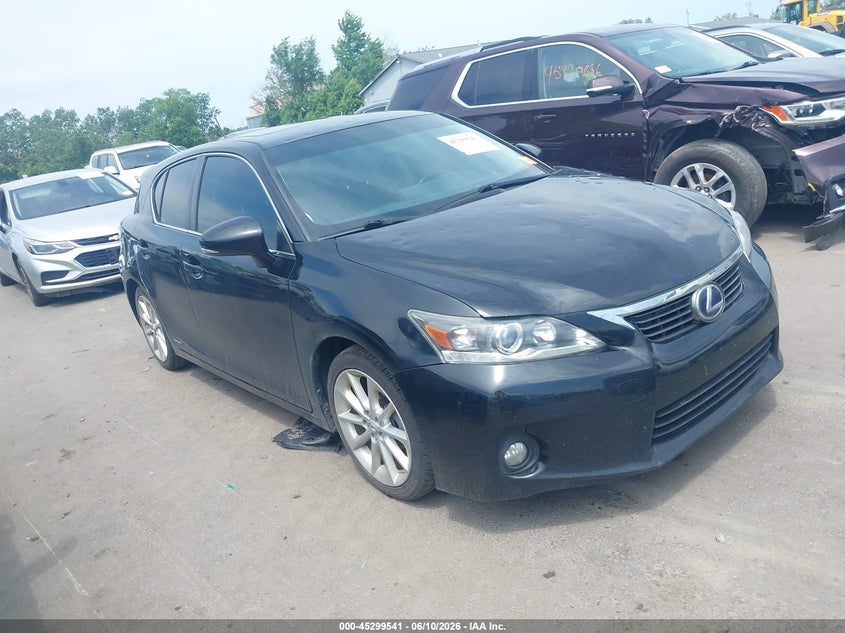 2013 Lexus Ct VIN JTHKD5BH6D2141838 IAAI salvage auction — HAIL, Salvage (Ohio), sold $3,000 on 2026-07-28 (photo 1)