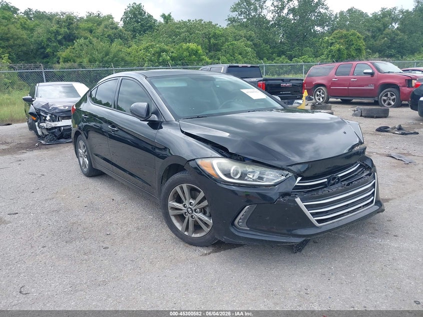 2017 Hyundai Elantra VIN 5NPD84LF9HH156926 IAAI salvage auction — FRONT END, Salvage Title, sold $925 on 2026-07-25 (photo 1)
