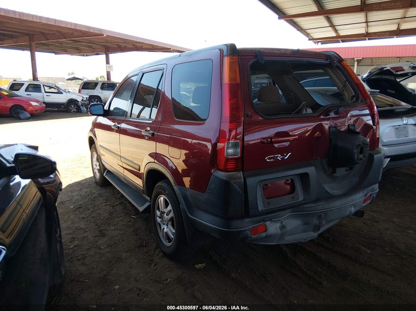 2002 Honda Cr-v VIN JHLRD78812C041627 IAAI salvage auction — REAR END, Salvage (Arizona), sold $1,450 on 2026-07-14 (photo 3)