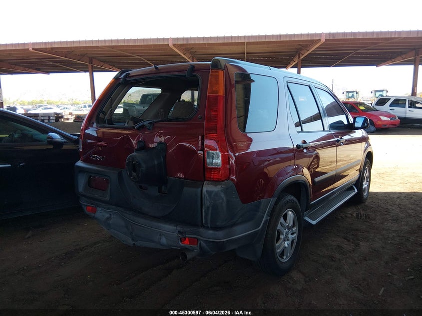 2002 Honda Cr-v VIN JHLRD78812C041627 IAAI salvage auction — REAR END, Salvage (Arizona), sold $1,450 on 2026-07-14 (photo 4)