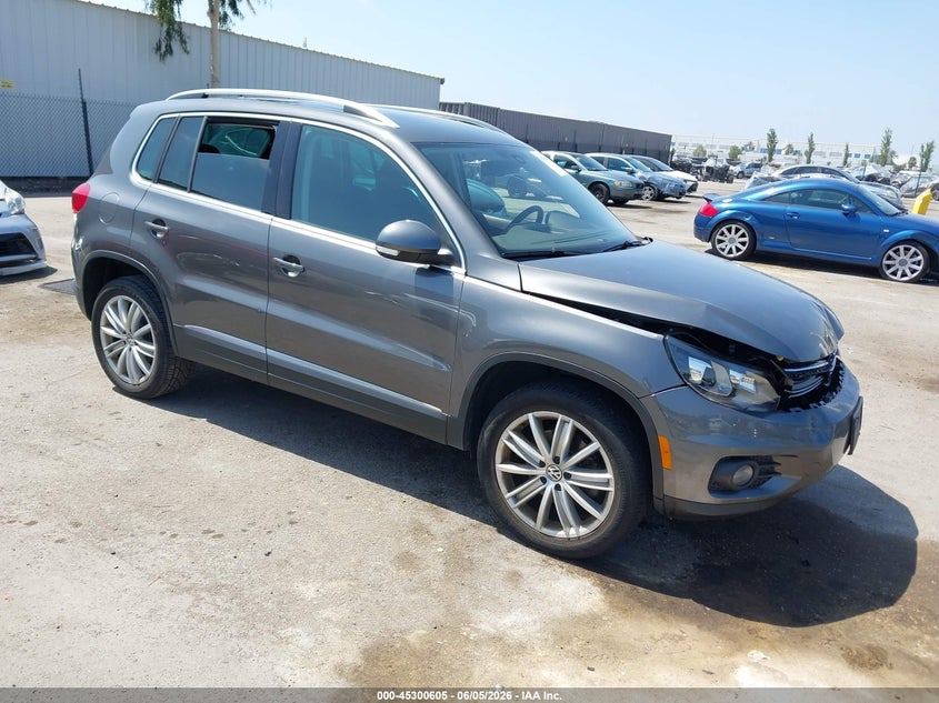 2016 Volkswagen Tiguan VIN WVGAV7AX0GW611711 IAAI salvage auction — FRONT END, Salvage Title, sold $1,700 on 2026-07-13 (photo 1)