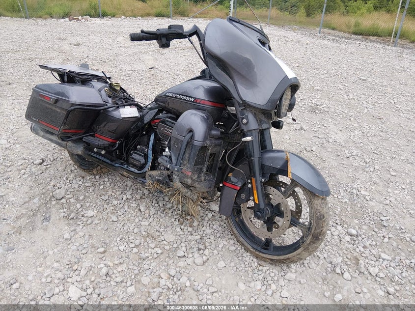 2020 Harley-davidson Electra glide VIN 1HD1TEH19LB955263 IAAI salvage auction — FRONT & REAR, Salvage (Kentucky), sold $7,350 on 2026-08-12 (photo 1)