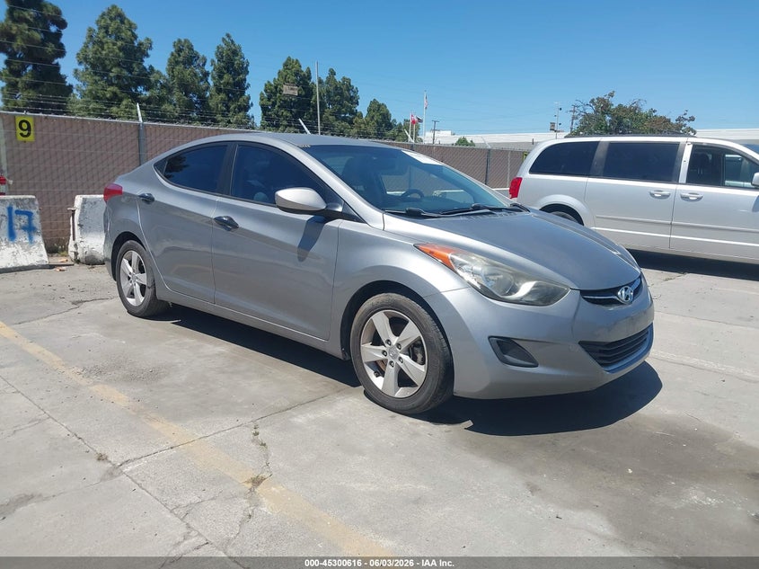2013 Hyundai Elantra VIN KMHDH4AE3DU799374 IAAI salvage auction — NORMAL WEAR, Clear - Dealer Only (California), sold $1,100 on 2026-07-20 (photo 1)