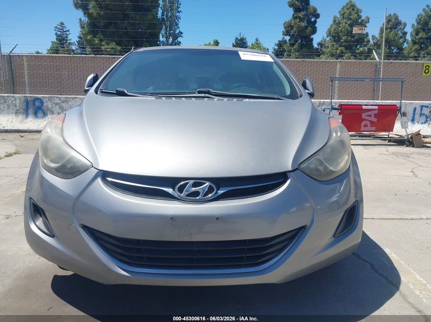 2013 Hyundai Elantra VIN KMHDH4AE3DU799374 IAAI salvage auction — NORMAL WEAR, Clear - Dealer Only (California), sold $1,100 on 2026-07-20 (photo 6)