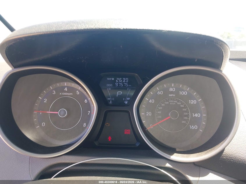2013 Hyundai Elantra VIN KMHDH4AE3DU799374 IAAI salvage auction — NORMAL WEAR, Clear - Dealer Only (California), sold $1,100 on 2026-07-20 (photo 7)