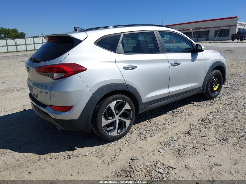 2016 Hyundai Tucson VIN KM8J33A29GU221043 IAAI salvage auction — NORMAL WEAR, Salvage Title, sold $2,625 on 2026-07-16 (photo 4)