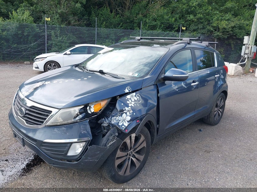 2012 Kia Sportage VIN KNDPC3A2XC7189906 IAAI salvage auction — FRONT END, Salvage Title, sold $2,100 on 2026-07-10 (photo 2)