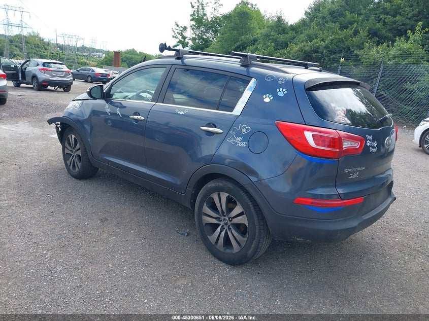 2012 Kia Sportage VIN KNDPC3A2XC7189906 IAAI salvage auction — FRONT END, Salvage Title, sold $2,100 on 2026-07-10 (photo 3)