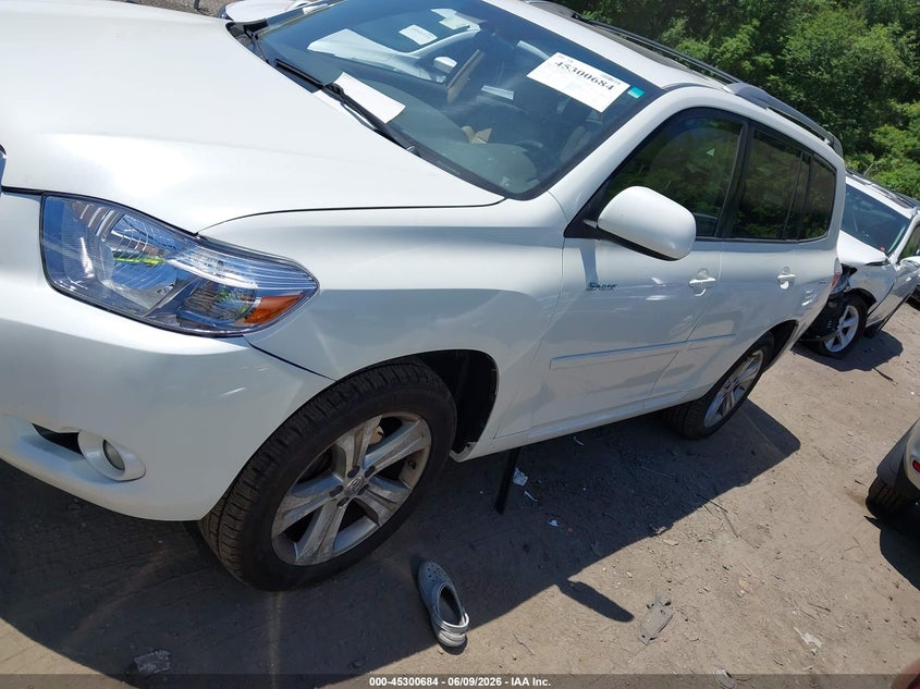 2008 Toyota Highlander VIN JTEES43A382092664 IAAI salvage auction — SIDE, Clear (Massachusetts), sold $1,850 on 2026-07-28 (photo 2)