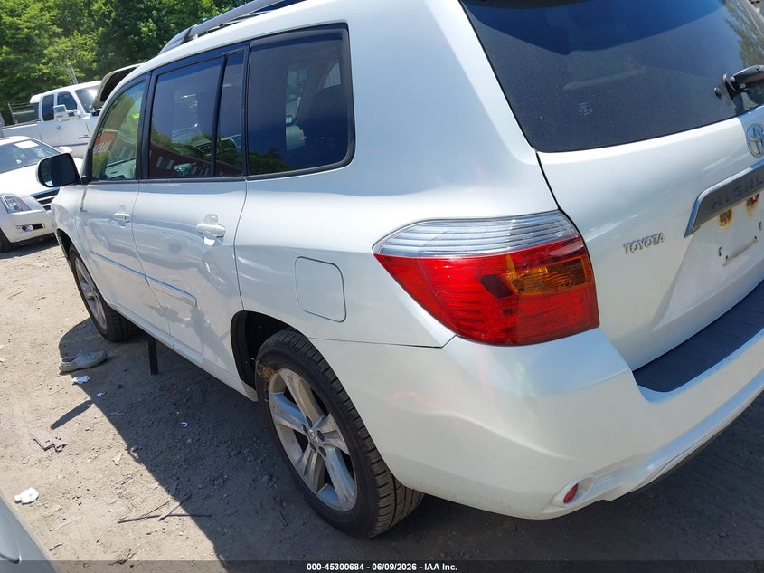 2008 Toyota Highlander VIN JTEES43A382092664 IAAI salvage auction — SIDE, Clear (Massachusetts), sold $1,850 on 2026-07-28 (photo 3)