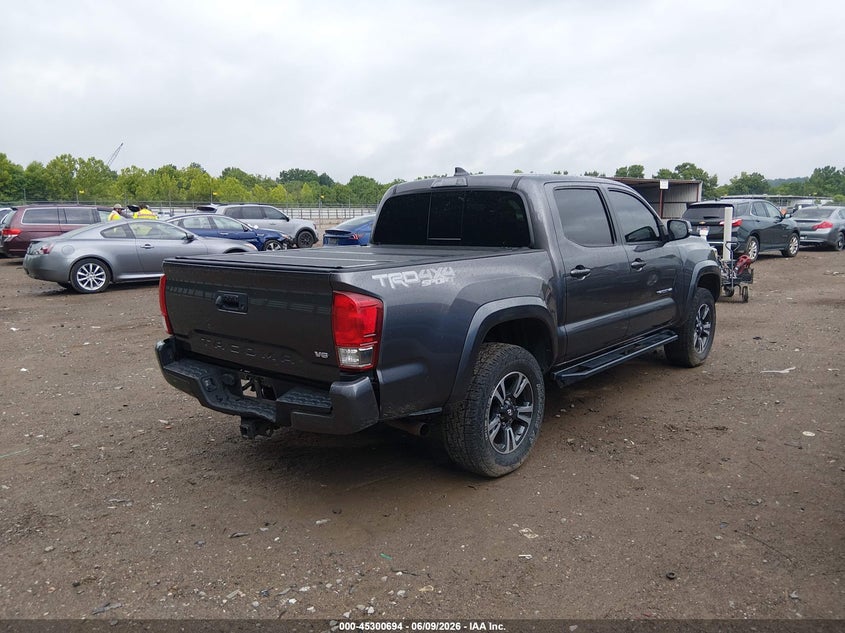 2017 Toyota Tacoma VIN 5TFCZ5AN9HX090388 IAAI salvage auction — REAR END, Salvage Title, sold $14,525 on 2026-07-15 (photo 4)