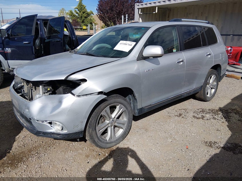 2012 Toyota Highlander VIN 5TDDK3EH7CS140818 IAAI salvage auction — FRONT END, Salvage Title, sold $5,500 on 2026-07-10 (photo 2)