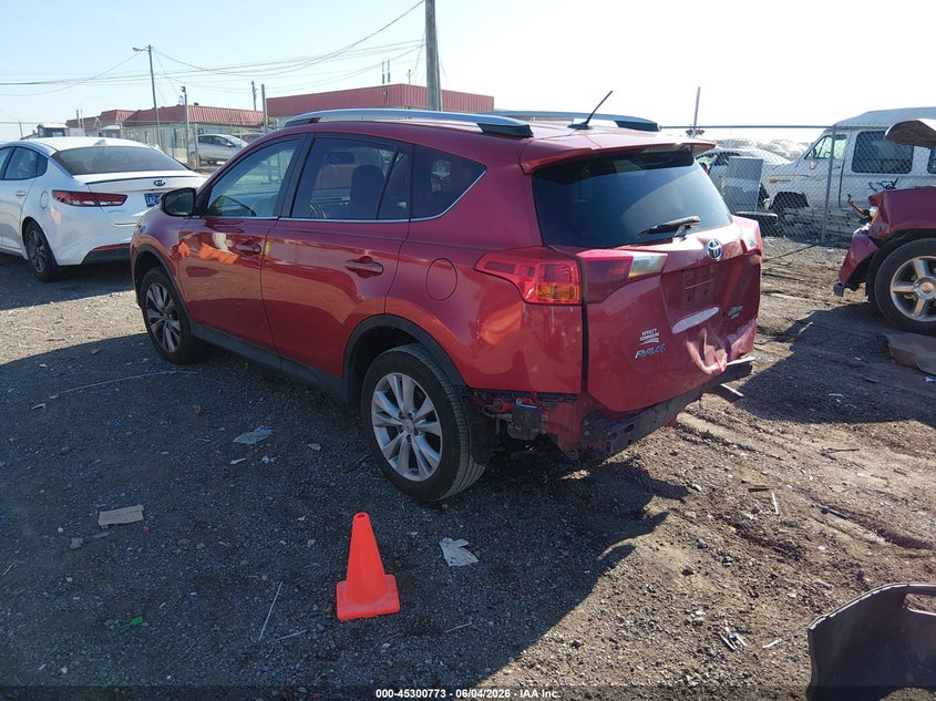 2013 Toyota Rav 4 VIN 2T3DFREV2DW057729 IAAI salvage auction — REAR END, Salvage Title, sold $4,750 on 2026-07-09 (photo 3)