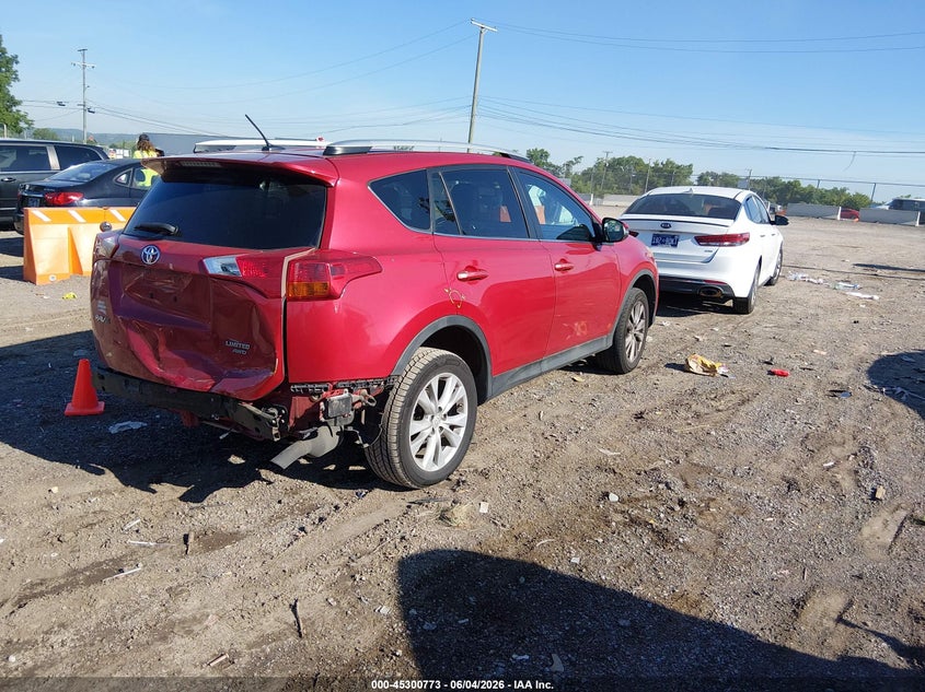 2013 Toyota Rav 4 VIN 2T3DFREV2DW057729 IAAI salvage auction — REAR END, Salvage Title, sold $4,750 on 2026-07-09 (photo 4)