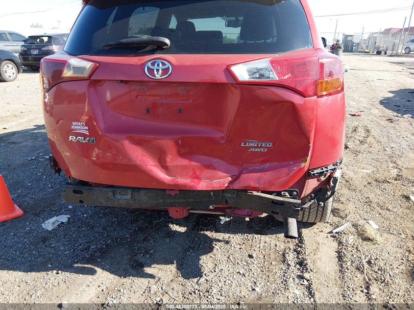 2013 Toyota Rav 4 VIN 2T3DFREV2DW057729 IAAI salvage auction — REAR END, Salvage Title, sold $4,750 on 2026-07-09 (photo 6)
