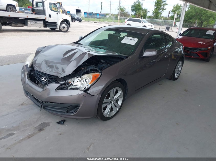 2012 Hyundai Genesis VIN KMHHT6KD3CU070579 IAAI salvage auction — FRONT END, Salvage Title, sold $950 on 2026-07-08 (photo 2)