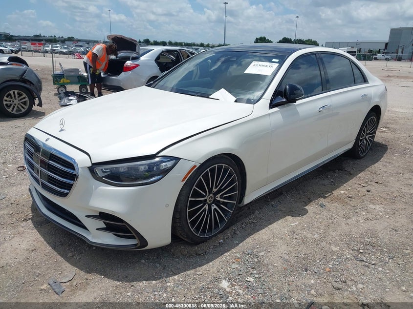 2023 Mercedes-benz S-klasse VIN W1K6G7GB0PA237121 IAAI salvage auction — WATER/FLOOD, Salvage (Texas), sold $3,550 on 2026-07-30 (photo 2)