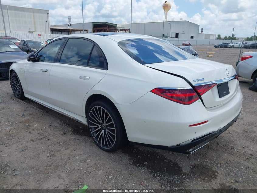 2023 Mercedes-benz S-klasse VIN W1K6G7GB0PA237121 IAAI salvage auction — WATER/FLOOD, Salvage (Texas), sold $3,550 on 2026-07-30 (photo 3)