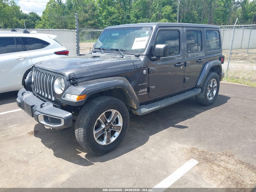 2018 Jeep Wrangler / VIN 1C4HJXEG4JW113639 IAAI salvage auction — REAR END, Salvage Title, sold $10,700 on 2026-07-30 (photo 2)
