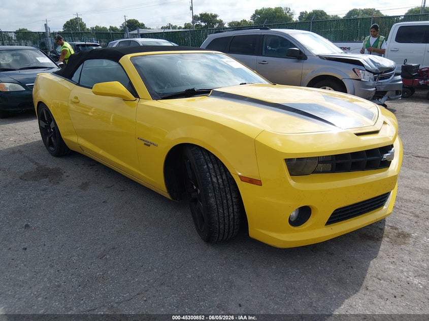 2012 Chevrolet Camaro VIN 2G1FT3DW1C9120037 — IAAI salvage auction photo