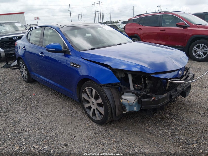2013 Kia Optima VIN 5XXGR4A66DG112093 IAAI salvage auction — FRONT END, Salvage (Louisiana), sold $250 on 2026-07-29 (photo 1)