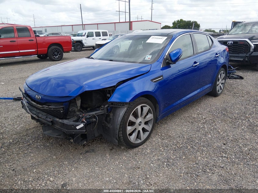 2013 Kia Optima VIN 5XXGR4A66DG112093 IAAI salvage auction — FRONT END, Salvage (Louisiana), sold $250 on 2026-07-29 (photo 2)