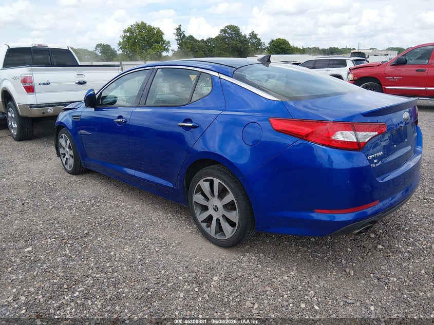 2013 Kia Optima VIN 5XXGR4A66DG112093 IAAI salvage auction — FRONT END, Salvage (Louisiana), sold $250 on 2026-07-29 (photo 3)