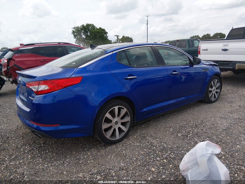 2013 Kia Optima VIN 5XXGR4A66DG112093 IAAI salvage auction — FRONT END, Salvage (Louisiana), sold $250 on 2026-07-29 (photo 4)