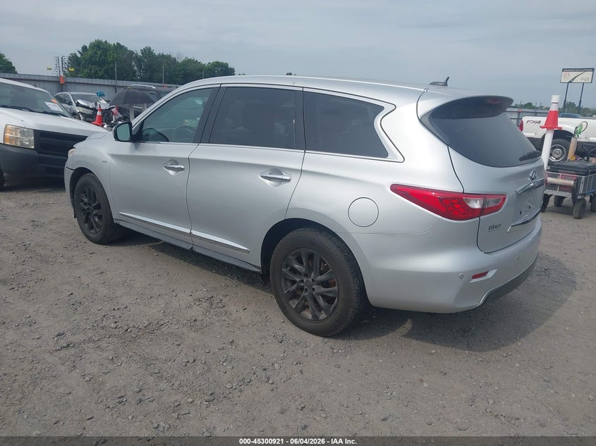 2014 Infiniti Qx60 VIN 5N1AL0MN4EC504392 IAAI salvage auction — NORMAL WEAR, Clear (Arkansas), sold $750 on 2026-07-17 (photo 3)