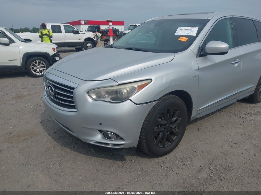 2014 Infiniti Qx60 VIN 5N1AL0MN4EC504392 IAAI salvage auction — NORMAL WEAR, Clear (Arkansas), sold $750 on 2026-07-17 (photo 6)