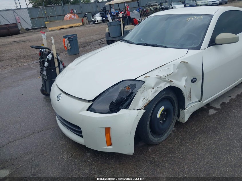 2007 Nissan 350z VIN JN1BZ34E87M550784 IAAI salvage auction — FRONT & REAR, Salvage (Illinois), sold $2,550 on 2026-07-29 (photo 6)