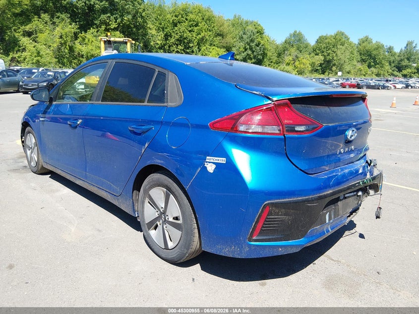 2018 Hyundai Ioniq VIN KMHC65LC4JU084568 IAAI salvage auction — REAR END, Salvage Title, sold $1,600 on 2026-07-16 (photo 3)