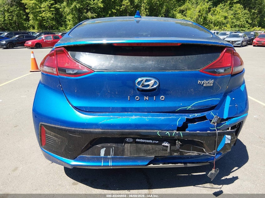 2018 Hyundai Ioniq VIN KMHC65LC4JU084568 IAAI salvage auction — REAR END, Salvage Title, sold $1,600 on 2026-07-16 (photo 6)