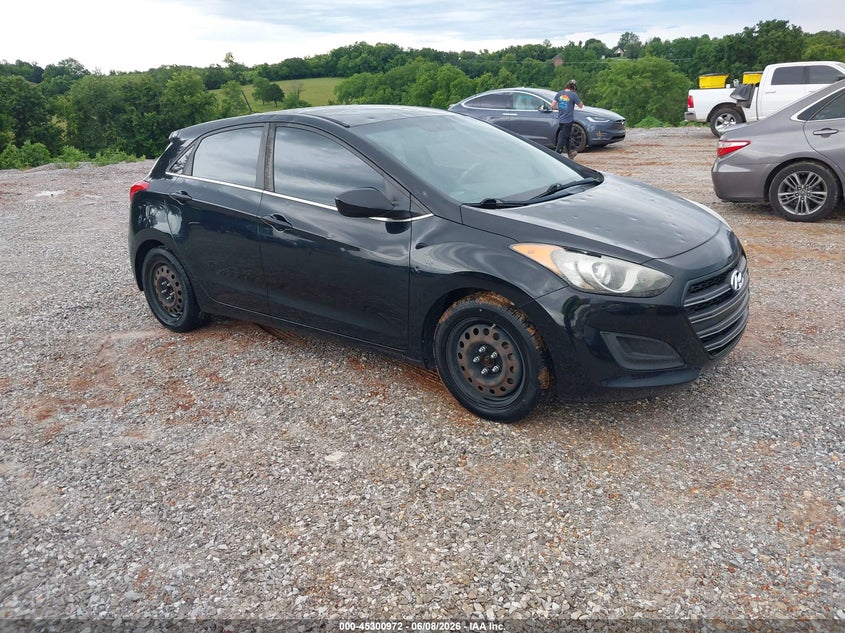 2017 Hyundai Elantra VIN KMHD35LH2HU363813 IAAI salvage auction — HAIL, Salvage Title, sold $1,550 on 2026-07-06 (photo 1)