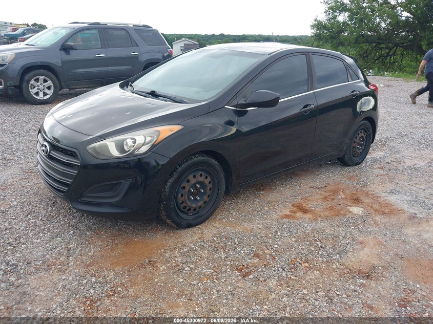 2017 Hyundai Elantra VIN KMHD35LH2HU363813 IAAI salvage auction — HAIL, Salvage Title, sold $1,550 on 2026-07-06 (photo 2)