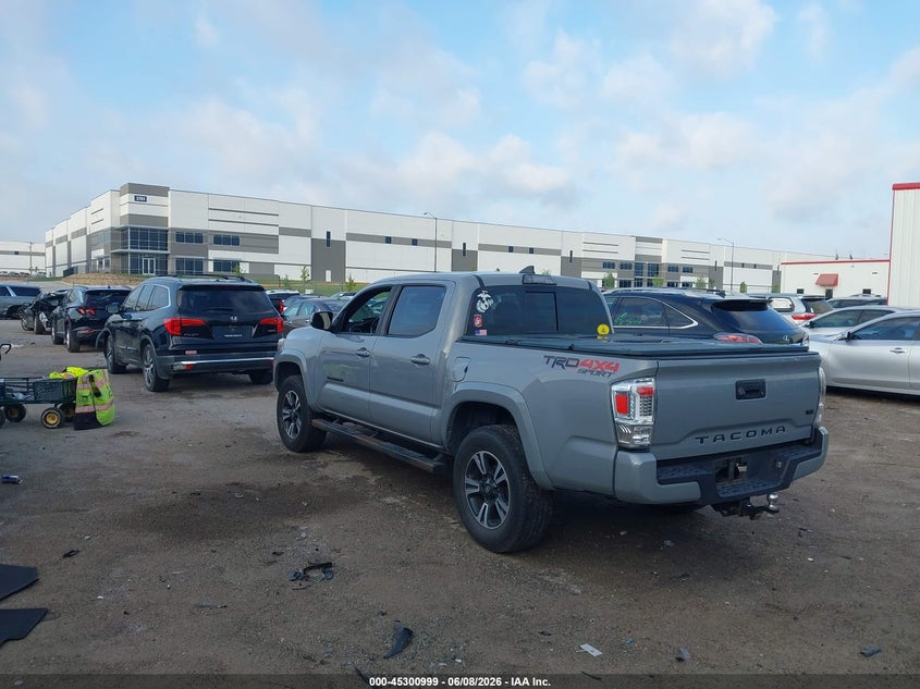 2019 Toyota Tacoma VIN 5TFCZ5AN8KX210141 IAAI salvage auction — RIGHT FRONT, Original (Texas), sold $9,600 on 2026-07-28 (photo 3)