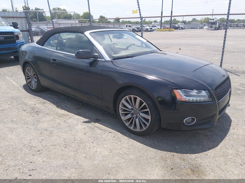 2012 Audi A5 VIN WAULFAFH9CN002199 IAAI salvage auction — REAR END, Clear (Mississippi), sold $975 on 2026-07-29 (photo 1)