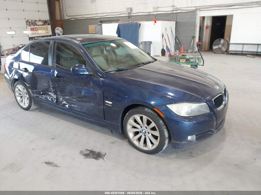 2011 BMW 3 series VIN WBAPK7C53BA463835 IAAI salvage auction — RIGHT SIDE, Mv-907A (New York), sold $625 on 2026-07-08 (photo 1)