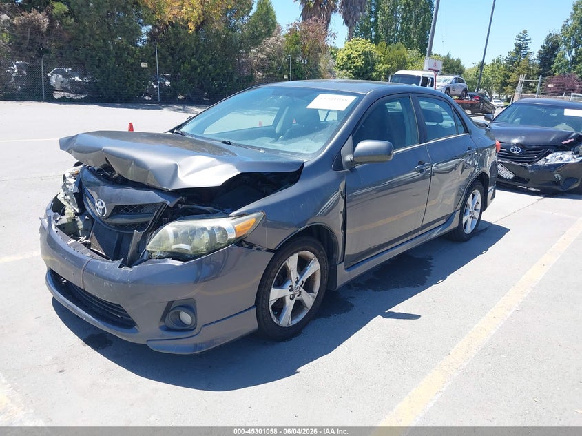 2012 Toyota Corolla VIN 5YFBU4EE4CP016270 IAAI salvage auction — NORMAL WEAR, Salvage (California), sold $775 on 2026-07-29 (photo 2)