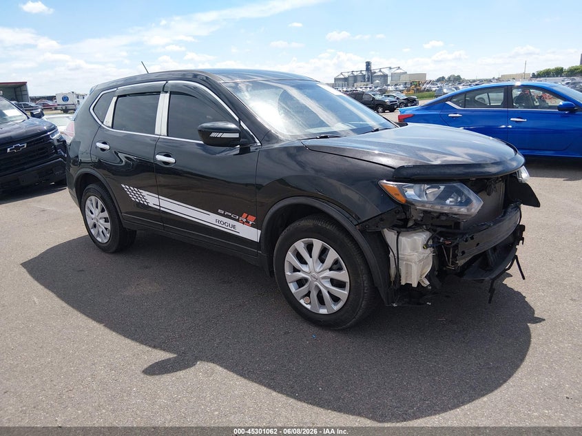 2016 Nissan Rogue VIN JN8AT2MV8GW130729 IAAI salvage auction — FRONT END, Salvage (Minnesota), sold $1,700 on 2026-07-20 (photo 1)