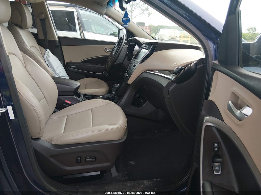 2017 Hyundai Santa fe VIN 5XYZU3LB3HG412882 IAAI salvage auction — LEFT REAR, Salvage Title, sold $2,050 on 2026-07-14 (photo 5)