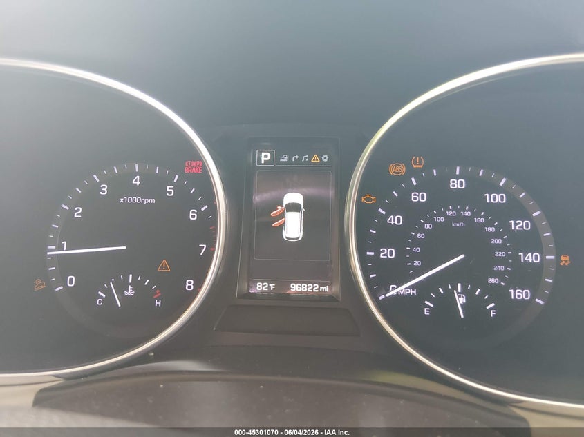 2017 Hyundai Santa fe VIN 5XYZU3LB3HG412882 IAAI salvage auction — LEFT REAR, Salvage Title, sold $2,050 on 2026-07-14 (photo 7)