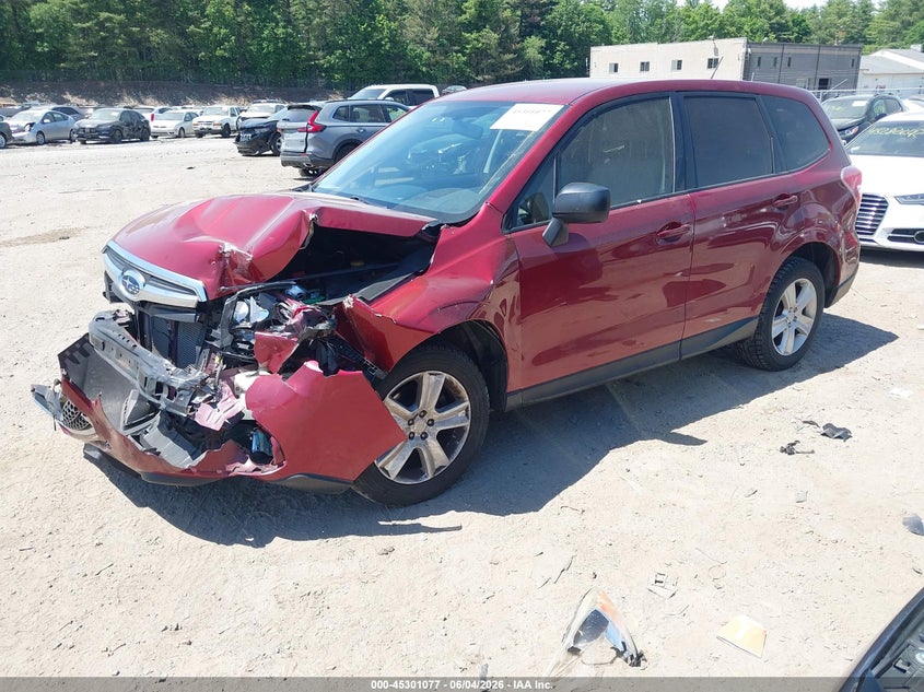 2015 Subaru Forester VIN JF2SJAAC9FH821047 IAAI salvage auction — FRONT END, Salvage Title, sold $600 on 2026-07-17 (photo 2)